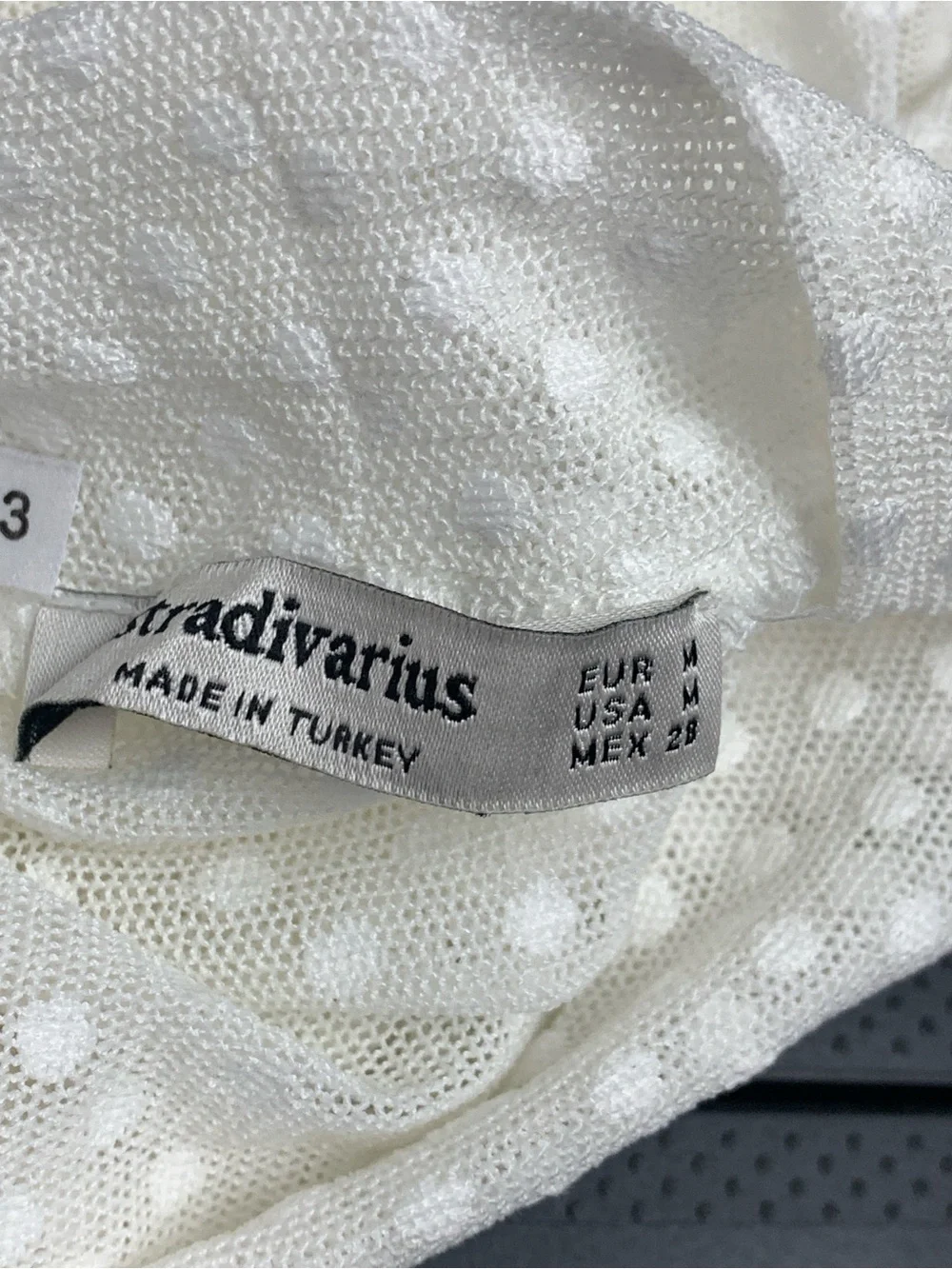 Stradivarius Sheer Ruffle Top - Picture 5 of 5
